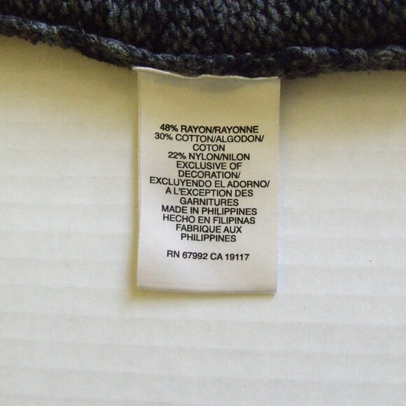 Sigrid Olsen Sport sweater vest tank top sleeveless grey and black shirt medium - Picture 6 of 9